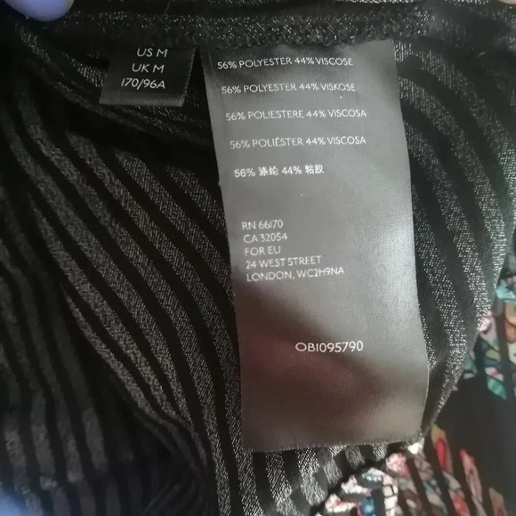 Anthropologie Maeve Madeira Boho Satin Shimmer Abstract Paisley Blouse Medium - Picture 14 of 16